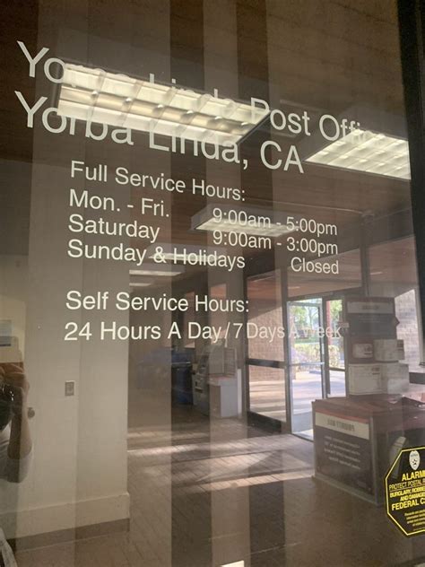 yorba linda post office hours|Yorba Linda Post Office Hours and Phone Number